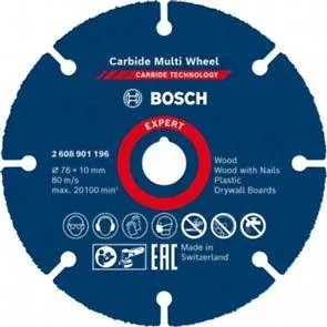 Disco Abrasivo Exp Carbide Multi Wheel 76mm 2608901196 Bosch