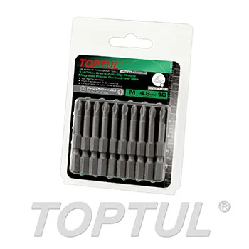 Jogo Bits Phillips 10Pçs 1/4" FSMA0802G Toptul