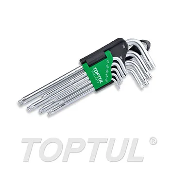 Jogo Chave Torx Longas 9Pçs GAAL0919 Toptul