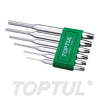 Jogo Saca Troços Cromado 6pçs GAAV0601 Toptul