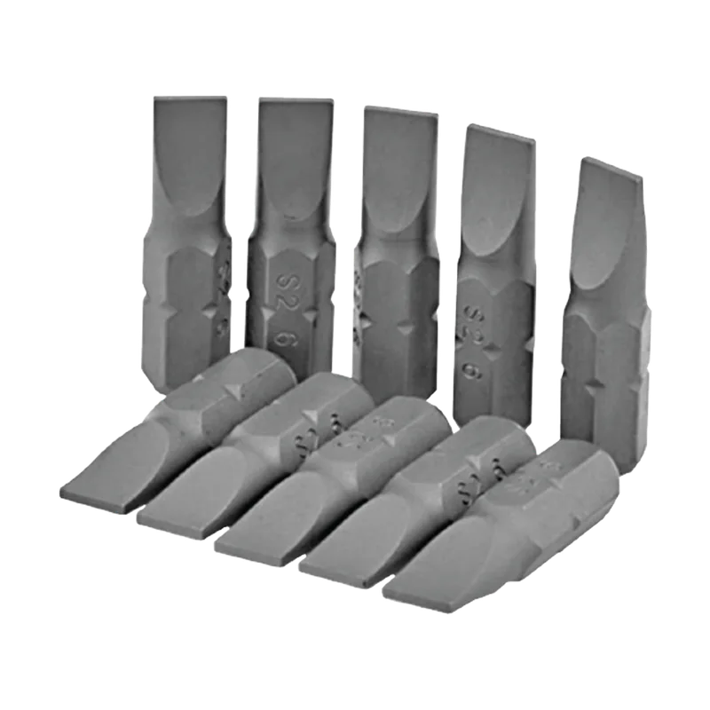 Conjunto 10 Bits Fenda 5x25mm Flux