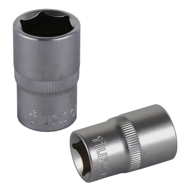Chave Caixa Sextavada Crom. Vanadium 1/2x17mm Flux