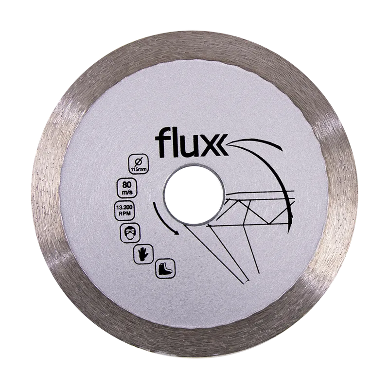 Disco Diamante Liso Continuo 230mm Flux