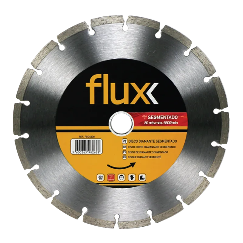 Disco Diamante Segmentado 230mm Flux
