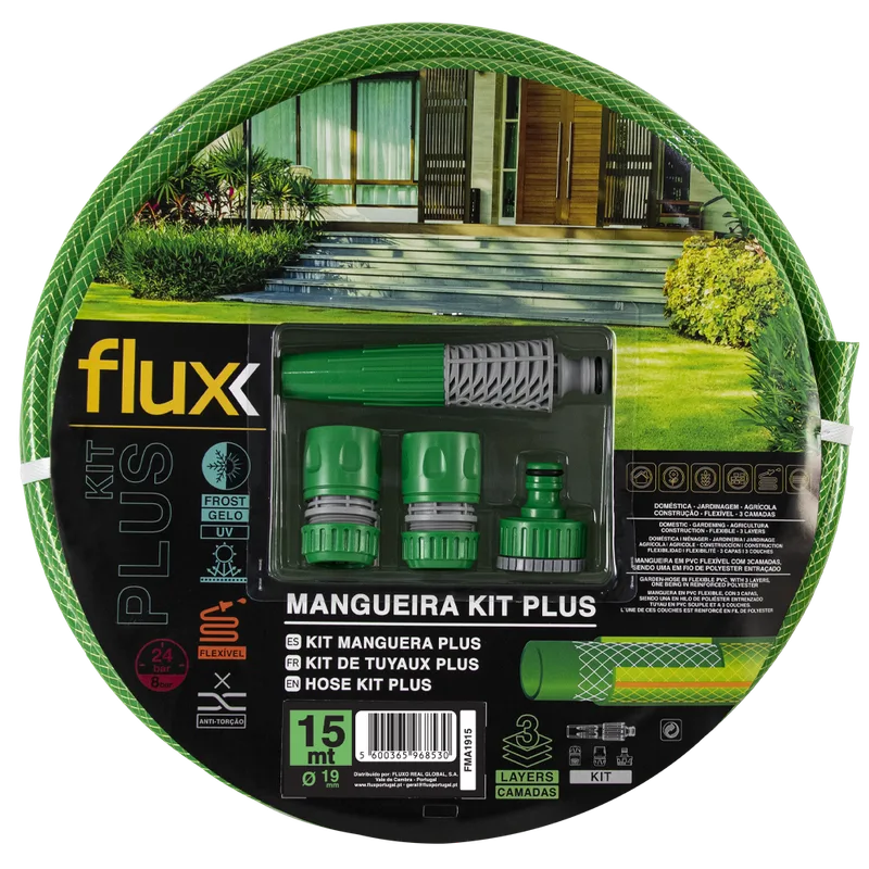 Mangueira Kit Plus 19mm 15mt Flux