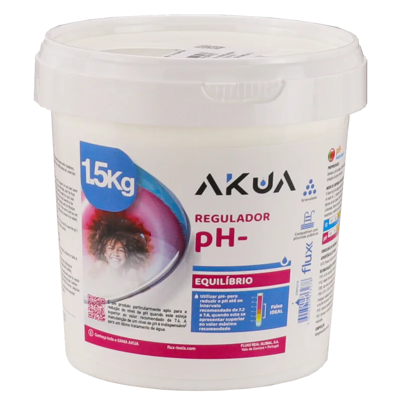 Regulador PH- (Menos)  1,5Kg  AKUA  Flux