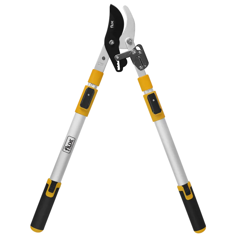 Tesoura Corta Ramos Cabo Oval Aluminio Telescopico Flux
